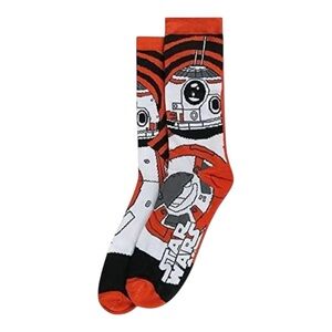 Star Wars BB-8 Casual Socks - Black, White, Orange